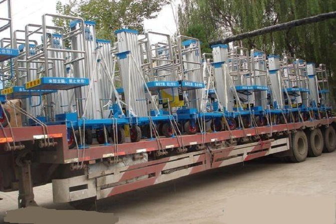 铝合金升降机出厂图