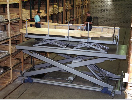 导轨行走升降机