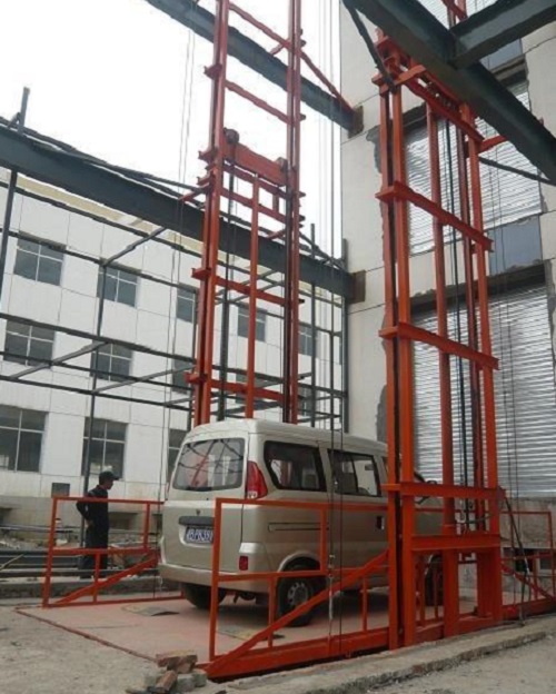 载车导轨升降货梯